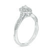 Thumbnail Image 1 of 0.40 CT. T.W. Pear-Shaped Diamond Frame Twist Engagement in 10K White Gold