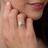 Thumbnail Image 2 of 0.40 CT. T.W. Pear-Shaped Diamond Frame Twist Engagement in 10K White Gold