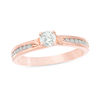 0.50 CT. T.W. Diamond Bypass Engagement Ring in 14K Rose Gold