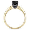 Thumbnail Image 2 of 1.00 CT. Black Diamond Solitaire Engagement Ring in 14K Gold