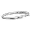 5.8mm Textured Bangle in Sterling Silver