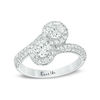 Ever Us™ 1.63 CT. T.W. Two-Stone Diamond Frame Bypass Ring in 14K White Gold