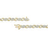 1.00 CT. T.W. Diamond Flame Link Bracelet in 10K Gold - 7.25"