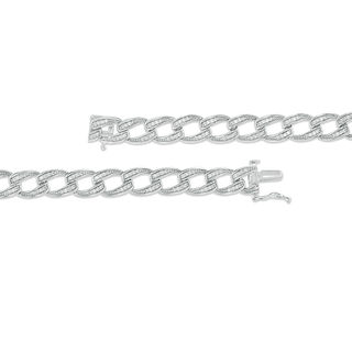 0.76 CT. T.W. Diamond Chain Link Bracelet in Sterling Silver