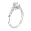 Thumbnail Image 1 of Ever Us™ 0.63 CT. T.W. Two-Stone Oval Diamond Bypass Ring in 14K White Gold