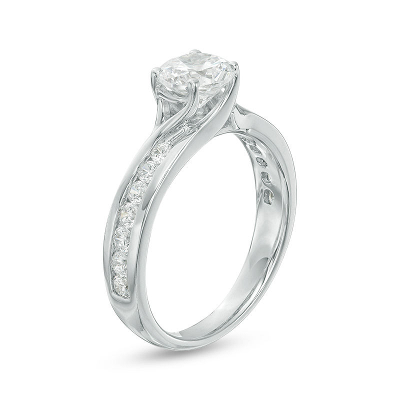 Main Image 2 of 1.50 CT. T.W. Diamond Engagement Ring in 14K White Gold