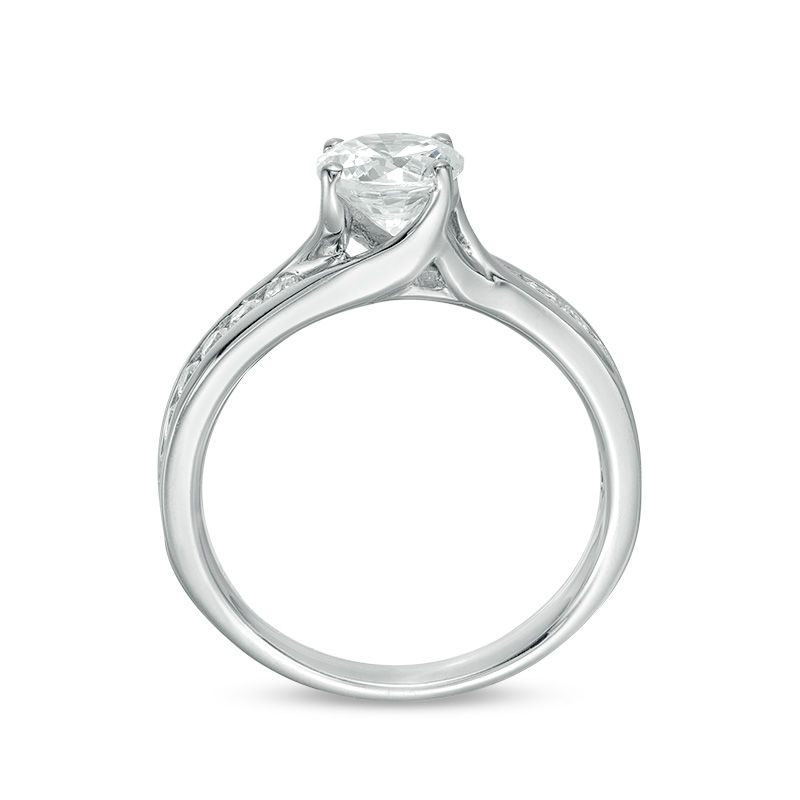 Main Image 5 of 1.50 CT. T.W. Diamond Engagement Ring in 14K White Gold