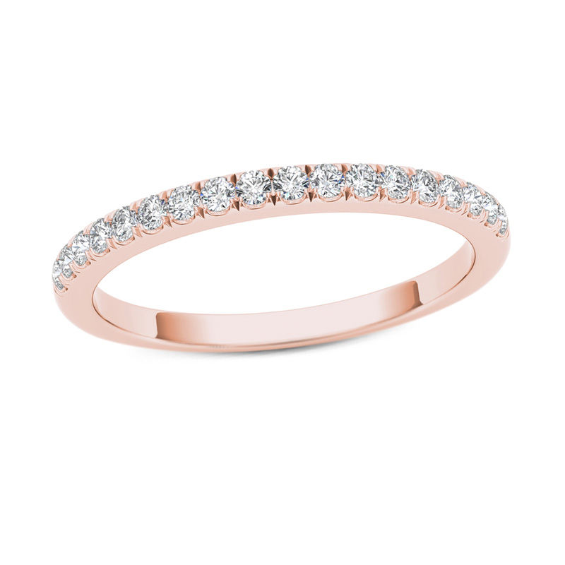 0.30 CT. T.W. Diamond Wedding Band in 10K Rose Gold|Peoples Jewellers