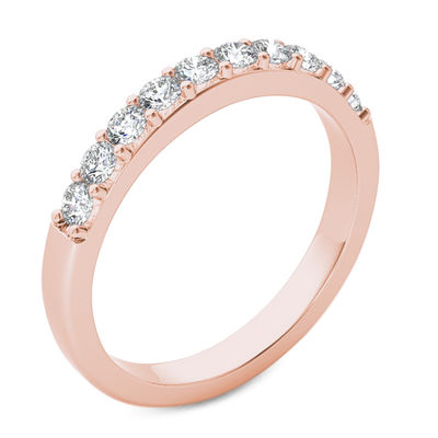 CT. T.W. Diamond Wedding Band in 10K Rose Gold