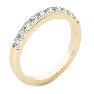 0.45 CT. T.W. Diamond Ten Stone Wedding Band in 10K Gold