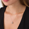 Thumbnail Image 1 of Unstoppable Love™ 0.065 CT. Diamond Solitaire Star Pendant in Sterling Silver