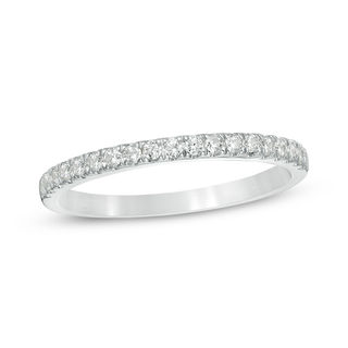 0.23 CT. T.W. Diamond Wedding Band in 10K White Gold