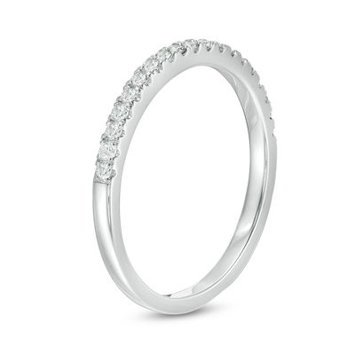 0.23 CT. T.W. Diamond Wedding Band in 10K White Gold