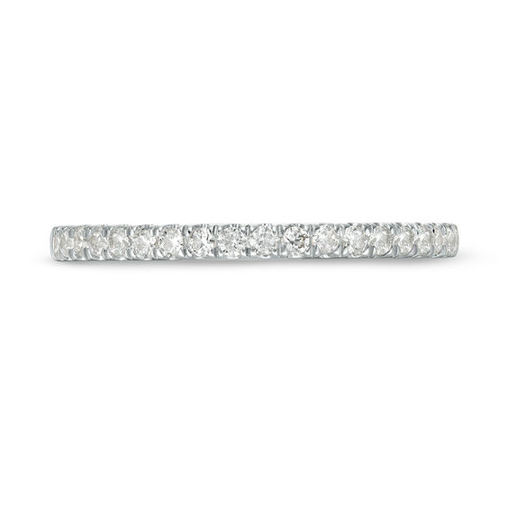 0.23 CT. T.W. Diamond Wedding Band in 10K White Gold