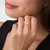 Thumbnail Image 2 of Flower Bloom Bypass Ring in 10K Gold