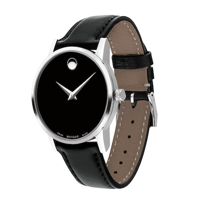 Ladies' Movado Museum Classic Strap Watch with Black Dial (Model: 0607274)