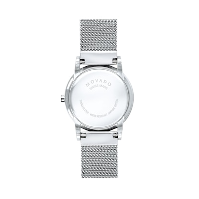 Ladies' Movado Museum® Classic Mesh Watch with Black Dial (Model: 0607220)