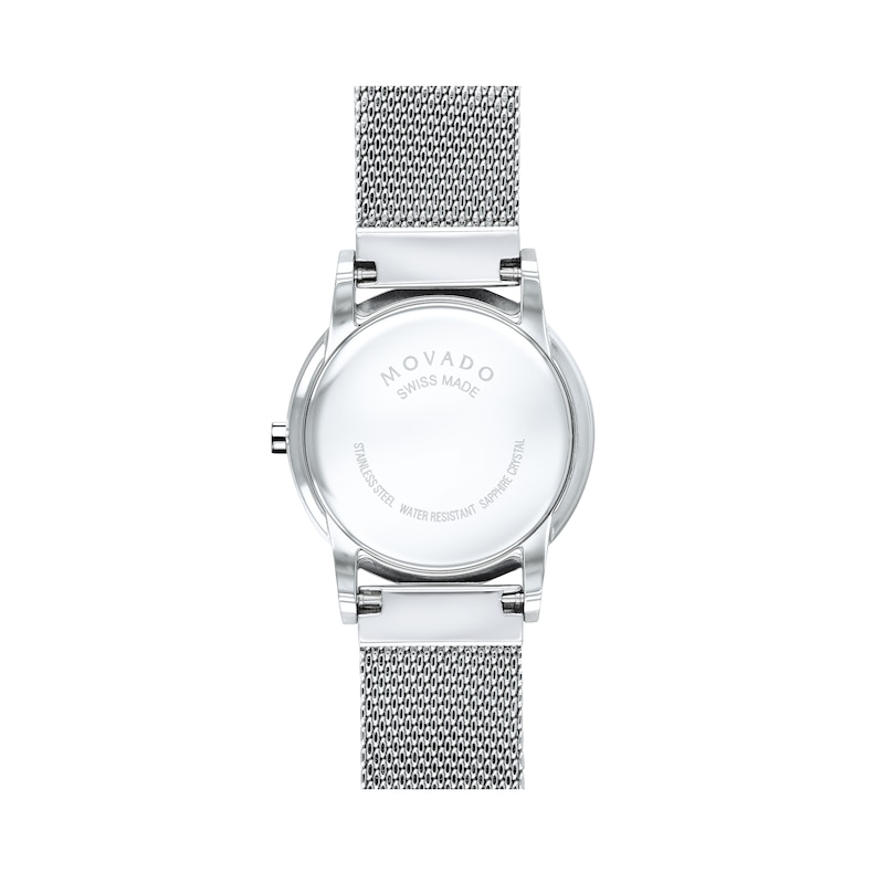 Ladies' Movado Museum® Classic Mesh Watch with Black Dial (Model: 0607220)