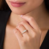 Thumbnail Image 2 of 0.69 CT. T.W. Diamond Three Stone Engagement Ring in 10K Gold