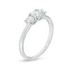 Thumbnail Image 1 of 0.45 CT. T.W. Diamond Three Stone Engagement Ring in 10K White Gold