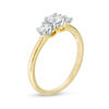 Thumbnail Image 2 of 0.45 CT. T.W. Diamond Three Stone Engagement Ring in 10K Gold