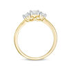 Thumbnail Image 5 of 0.45 CT. T.W. Diamond Three Stone Engagement Ring in 10K Gold