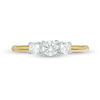 Thumbnail Image 6 of 0.45 CT. T.W. Diamond Three Stone Engagement Ring in 10K Gold