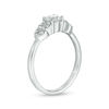 Thumbnail Image 1 of 0.37 CT. T.W. Diamond Leaf-Sides Engagement Ring in 10K White Gold