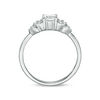 Thumbnail Image 4 of 0.37 CT. T.W. Diamond Leaf-Sides Engagement Ring in 10K White Gold