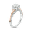 Thumbnail Image 1 of 1.25 CT. T.W. Certified Canadian Diamond Frame Engagement Ring in 14K Two-Tone Gold (I/I2)