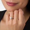 Thumbnail Image 2 of 1.25 CT. T.W. Certified Canadian Diamond Frame Engagement Ring in 14K Two-Tone Gold (I/I2)