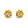 Enchanted Disney Tiana Diamond Accent Water Lily Stud Earrings in 10K Gold