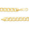 Men's 7.0mm Light Curb Chain Necklace in 14K Gold - 28"