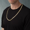 Men's 7.0mm Light Curb Chain Necklace in 14K Gold - 28"