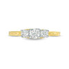 Thumbnail Image 6 of 0.45 CT. T.W. Diamond Three Stone Filigree Scroll Engagement Ring in 10K Gold