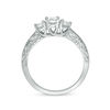 Thumbnail Image 4 of 0.45 CT. T.W. Diamond Three Stone Filigree Scroll Engagement Ring in 10K White Gold