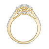 Thumbnail Image 4 of 0.58 CT. T.W. Diamond Three Stone Engagement Ring in 10K Gold