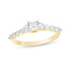 0.69 CT. T.W. Princess-Cut Diamond Three Stone Engagement Ring in 10K Gold