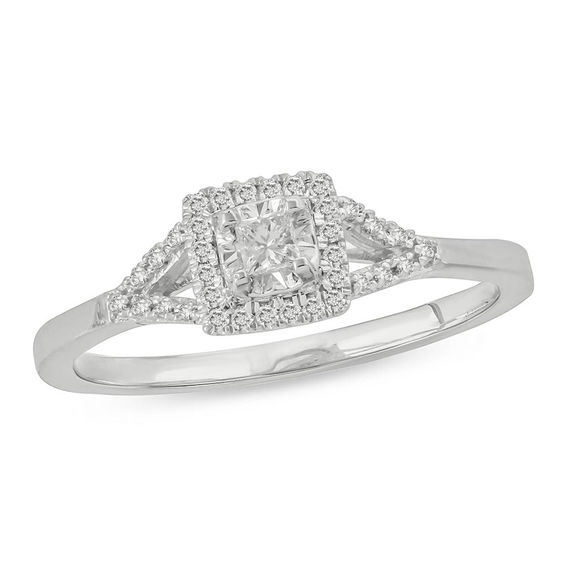 Princess cut promise on sale rings for girlfriend