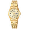 Ladies' Citizen Quartz Gold-Tone Expansion Watch with Champagne Dial (Model: EQ2002-91P)