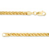 Thumbnail Image 2 of Ladies' 3.15mm Diamond-Cut Franco Snake Chain Necklace in Hollow 14K Gold - 18"