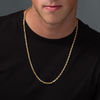 Thumbnail Image 1 of Men's 5.0mm Glitter Rope Chain Necklace in Solid 14K Gold - 24"