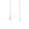 0.60 CT. T.W. Diamond Layered Station Necklace in 10K Rose Gold - 24"