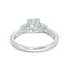 Thumbnail Image 4 of 0.50 CT. T.W. Diamond Past Present Future® Engagement Ring in 10K White Gold