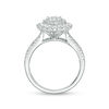 Thumbnail Image 4 of 1.50 CT. T.W. Diamond Pear-Shaped Double Frame Engagement Ring in 10K White Gold