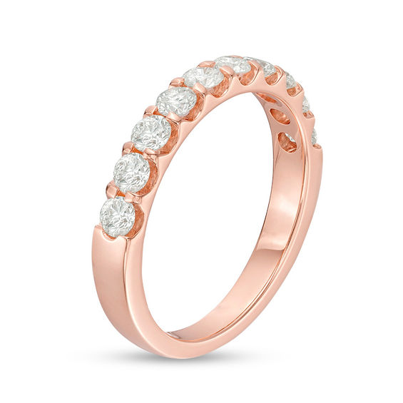 0.80 CT. T.W. Diamond Anniversary Band in 10K Rose Gold