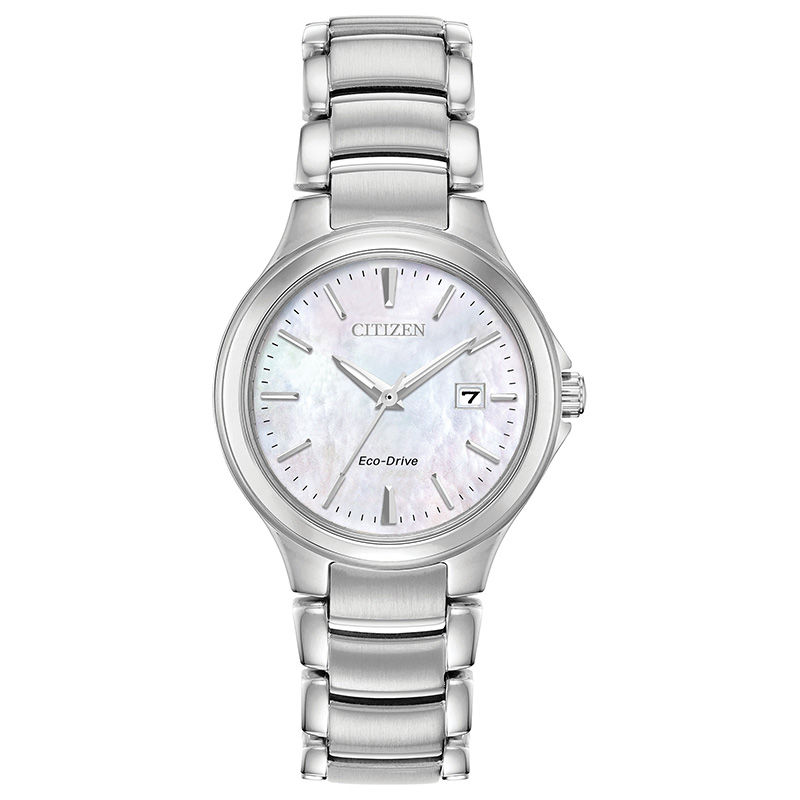 citizen eco drive watch mother of pearl