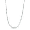 Thumbnail Image 0 of Lab-Created White Sapphire Tennis Necklace in Sterling Silver - 17"