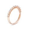 Thumbnail Image 1 of Lab-Created White Sapphire Band in 10K Rose Gold