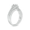 Thumbnail Image 2 of 0.45 CT. T.W. Princess-Cut Diamond Frame Bridal Set in 10K White Gold